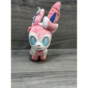 Pokemon Center 2014 Pokémon Dolls Sylveon Nymphia Plush Doll 7in Plush